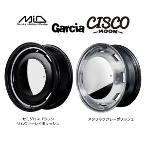 マルカサービス MiD Garcia CISCO MOON ガルシア シスコ ムーン ハイエース 6.5J-16 +38 6H139.7 選べるホイールカラー お得な４本セット 送料無料｜bigrun-ichige-store2