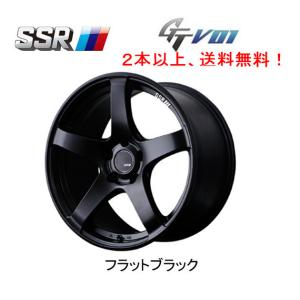 SSR SSR GTV01 8.5J-18 +40 5H114.3 フラットブラック 1本価格 2本