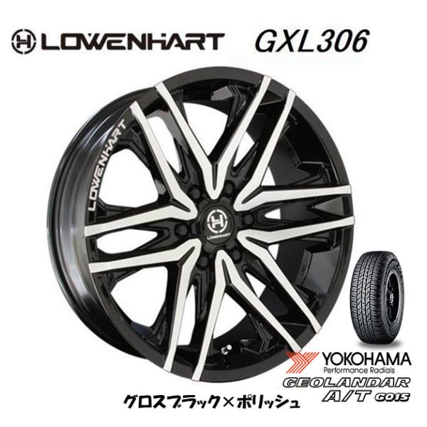 LOWENHART レーベンハート GXL306 8.5J-20 +20/+10 6H139.7 グ...