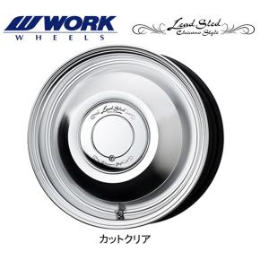 WORK Lead Sled ワーク レッドスレッド 軽自動車 4.5J-15 +45 4H100 カットクリア CP お得な４本SET 送料無料