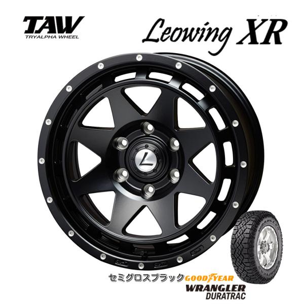 トライアルファ TAW Leowing レオウイング XR FJクルーザー 8.0J-17 +20 ...