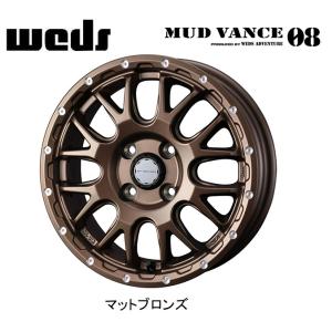 WEDS ADVENTURE MUD VANCE 08 ウェッズ マッドヴァンス ゼロエイト プロボックス 5.0J-14 +35 4H100 マットブロンズ お得な４本セット 送料無料