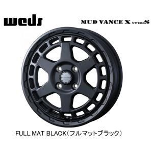 WEDS ADVENTURE MUDVANCE X Type S マッドヴァンス エックス タイプ エス 軽トラック 4.0J-12 +40 4H100 フルマットブラック ４本セット 送料無料｜bigrun-ichige-store2