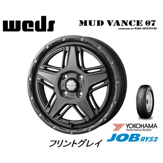 WEDS MUDVANCE 07 ウェッズ マッドヴァンス ゼロセブン 軽トラック 4.0J-12 ...