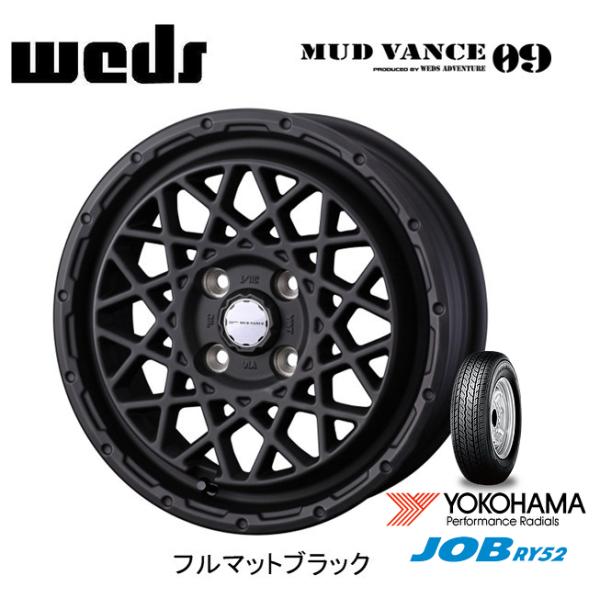 WEDS MUDVANCE 09 ウェッズ マッドヴァンス ゼロナイン 軽トラック 4.0J-12 ...