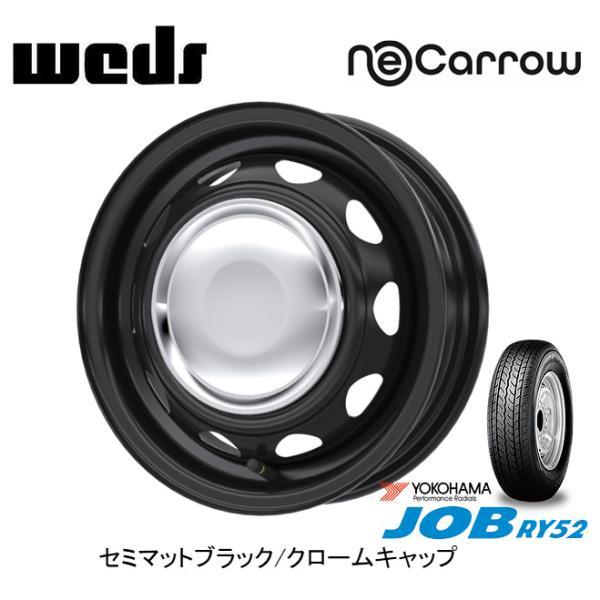 WEDS NeoCarrow ネオキャロ 軽トラック 3.5J-12 +34 12H 4H100/1...