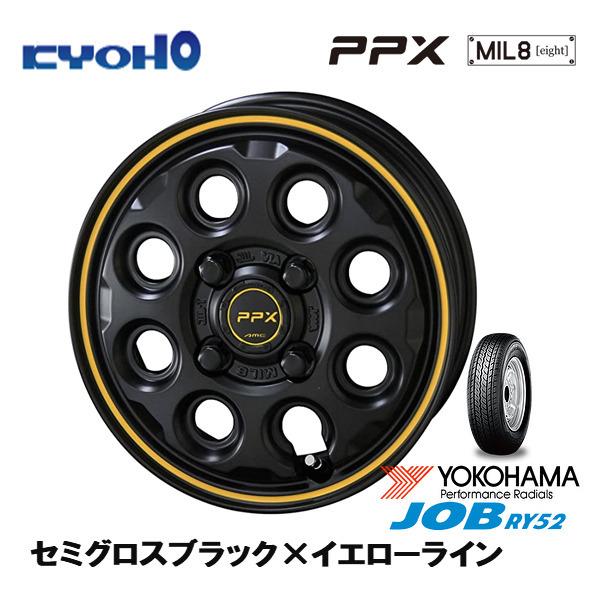 KYOHO PPX MIL:8 ミルエイト 軽トラック 軽バン 3.5J-12 +45 4H100 ...