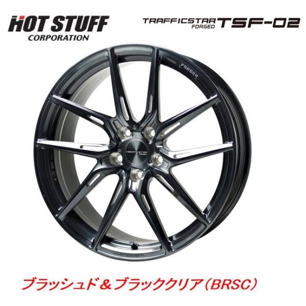 ホットスタッフ トラフィックスター FORGED TSF-02 8.5J&amp;9.5J-20 5H114...