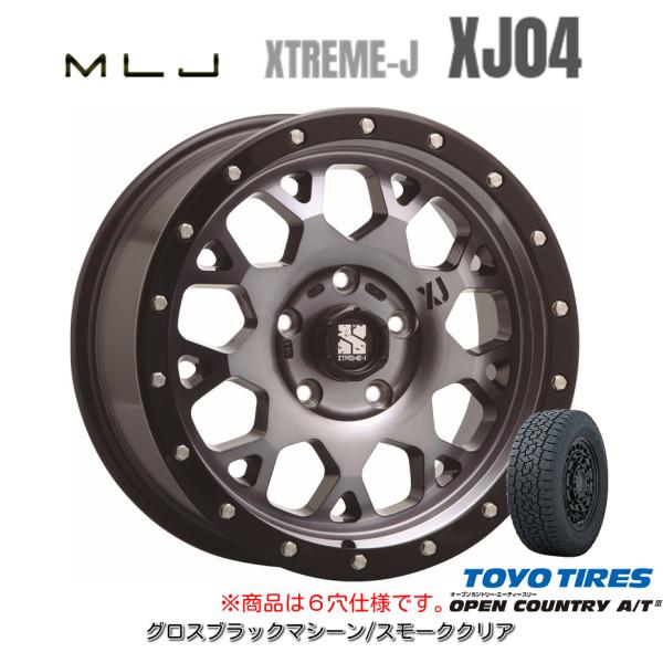 MLJ XTREME-J XJ04 エクストリーム j xj04 8.0J-16 +18 6H139...