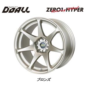 DOALL CST ZERO 1 HYPER 9.0J-18 +30 5H114.3 ブロンズ ４本...