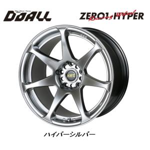 DOALL CST ZERO 1 HYPER 9.5J-18 +15 5H114.3 ハイパーシルバ...