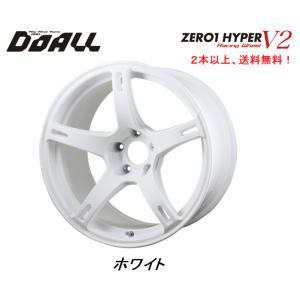 DOALL CST ZERO 1 HYPER V2 シーエスティー ゼロワン ハイパー ブイツー 9.5J-17 +12 5H114.3 ホワイトの商品画像