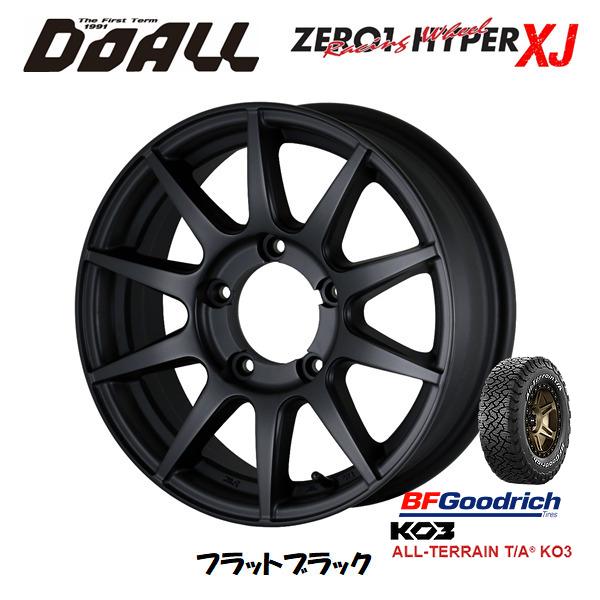 DOALL CST ZERO 1 HYPER XJ ジムニー 5.5J-16 +22 5H139.7...