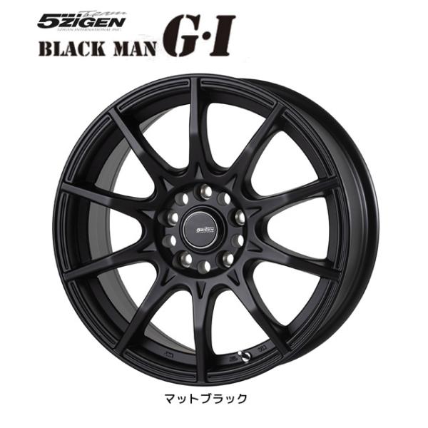 5zigen BLACK MAN G・I ブラックマン ジーアイ 50系 RAV4 デリカ D5 7...