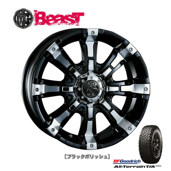 CRIMSON MG BEAST クリムソン エムジー ビースト 8.5J-18 +50 5H150...