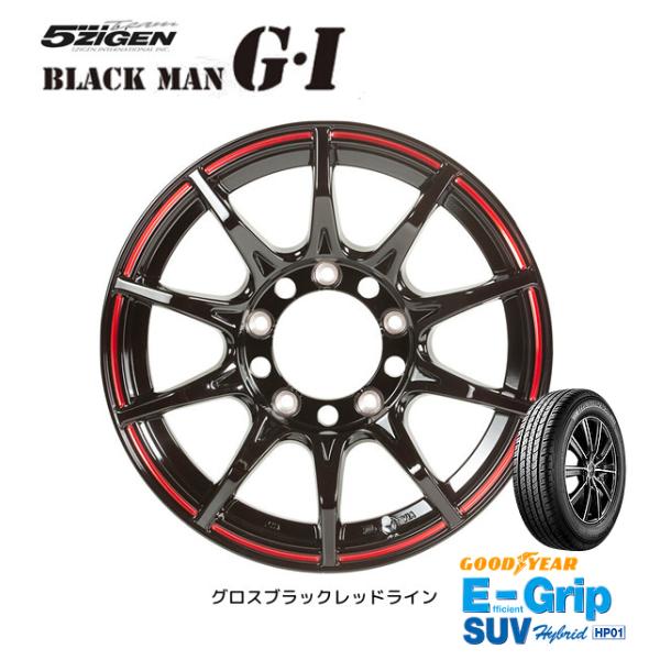 5ZIGEN BLACK MAN ブラックマン GI ジムニー シエラ 5.5J-16 +20/±0...