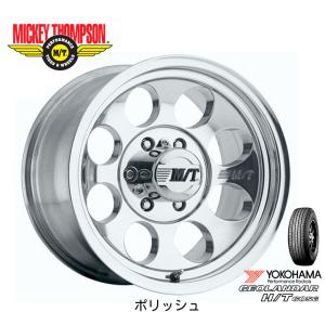 MICKEY THOMPSON CLASSIC III ミッキートンプソン クラシック 3 8.0J-16 ±0/-22 6H139.7 ポリッシュ & ヨコハマ ジオランダー H/T G056 265/70R16｜bigrun-ichige-store