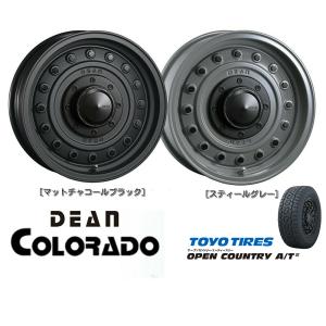 CRIMSON DEAN COLORADO クリムソン コロラド 7.0J-16 +37 10H108/114.3 選べるホイールカラー & トーヨー オープンカントリー A/T III 245/70R16｜bigrun-ichige-store