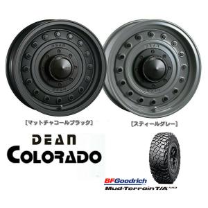 CRIMSON DEAN COLORADO クリムソン ディーン コロラド 6.5J-16 +23 6H139.7 選べるホイールカラー & BFGoodrich Mud-Terrain T/A KM3 255/85R16｜bigrun-ichige-store