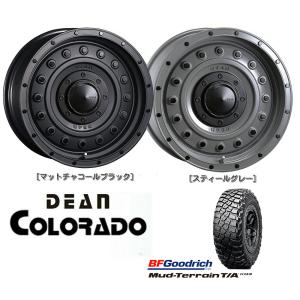 CRIMSON DEAN COLORADO クリムソン コロラド FJクルーザー 8.0J-17 +20 6H139.7 選べるホイールカラー & BFGoodrich Mud-Terrain T/A KM3 265/70R17｜bigrun-ichige-store