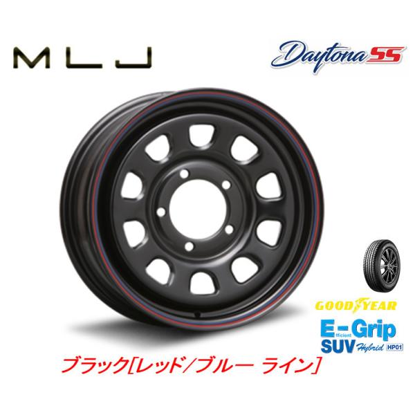 MLJ DAYTONA SS エスエス ジムニー 5.5J-16 +20 5H139.7 ブラック ...