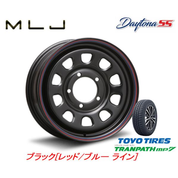 MLJ DAYTONA SS エスエス ジムニー 5.5J-16 +20 5H139.7 ブラック ...