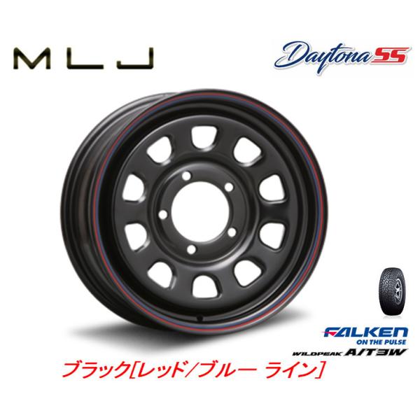 MLJ DAYTONA SS デイトナ エスエス ジムニー シエラ 6.0J-16 ±0 5H139...