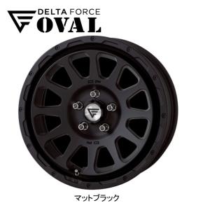 DELTA FORCE OVAL 17インチ 7.0J +32 5-114.3 マットブラック 4 DELTA FORCE OVAL 17インチ 7.0J +32 5-114.3 マットブラック 4