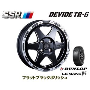 SSR DEVIDE TR-6 ディバイド TR6 軽自動車 4.5J-14 +43 4H100 フ...