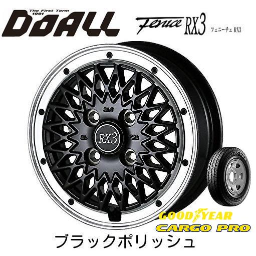 DOALL Fenice ドゥオール フェニーチェ RX3 軽トラック 軽バン 4.0J-12 +4...