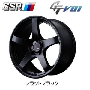 SSR GTV01 エスエスアール ジーティーブイゼロワン 9.0J-18 +35 5H114.3 フラットブラック お得な４本SET 送料無料｜bigrun-ichige-store