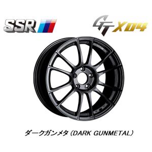 SSR GTX04 エスエスアール ジーティーエックスゼロフォー 10.5J-18 +15 5H114.3 ダークガンメタ お得な４本SET 送料無料｜bigrun-ichige-store