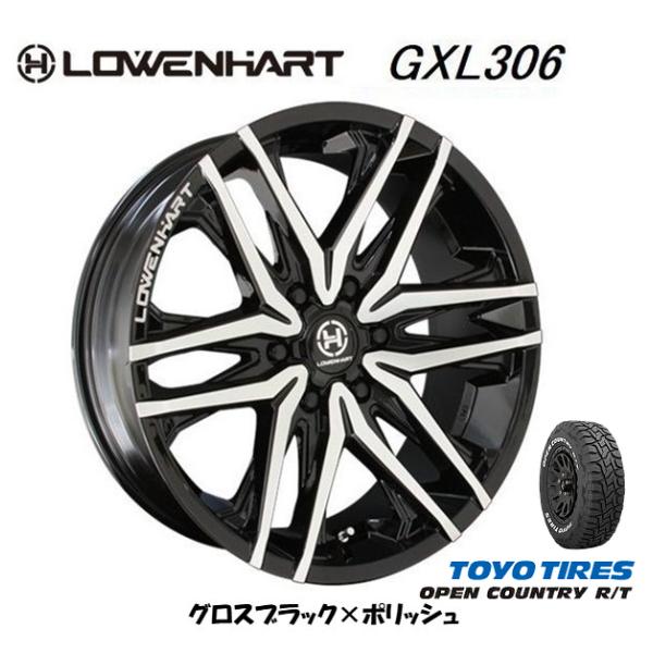 LOWENHART レーベンハート GXL306 8.5J-20 +20/+10 6H139.7 グ...