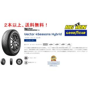 グッドイヤー ベクター フォーシーズンズ ハイブリッド 165/65R14 ２本[数量２]以上 送料無料 国産オールシーズンタイヤ！