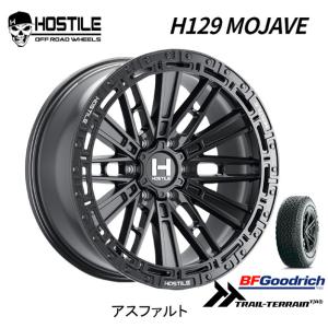 トライスター MKW HOSTILE H129 MOJAVE ホスタイル H129モハベ 9.0J-17 ±0 6H139.7 アスファルト & BFGoodrich Trail-Terrain T/A 285/70R17｜bigrun-ichige-store