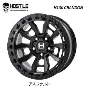 TRISTAR MKW HOSTILE H130 CRANDON トライスター ホスタイル H130クランドン 9.0J-17 ±0 5H127 アスファルト ４本SET 送料無料｜bigrun-ichige-store