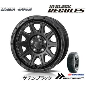 Japan三陽 HI BLOCK REGULES ハイブロック レグルス デリカD5 7.0J-16 +41 5H114.3 サテンブラック & BFGoodrich Trail-Terrain T/A 235/70R16｜bigrun-ichige-store