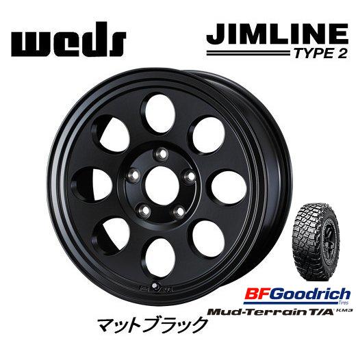 WEDS JIMLINE TYPE2 ウェッズ ジムライン タイプ ツー ランクル76 8.0J-1...