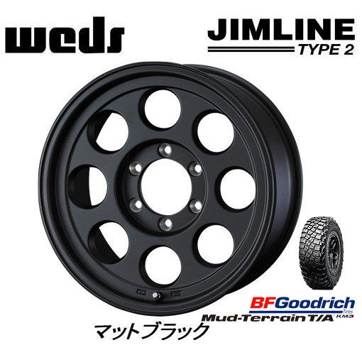 WEDS JIMLINE TYPE2 ウェッズ ジムライン タイプ ツー 8.0J-16 ±0/-2...