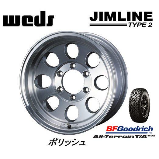 WEDS JIMLINE TYPE2 ウェッズ ジムライン タイプ ツー 6.5J-16 +25/-...