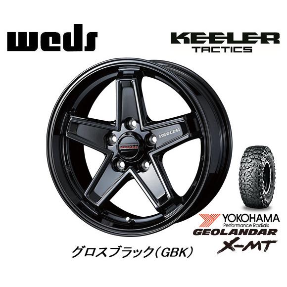 WEDS ウェッズ キーラータクティクス JL/JK ラングラー 7.5J-17 +38 5H127...