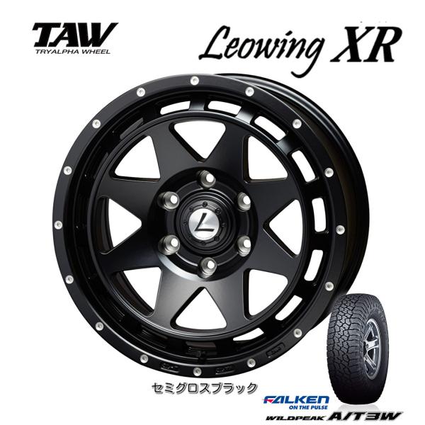 トライアルファ TAW Leowing XR レオウイング クロス FJクルーザー 8.0J-17 ...