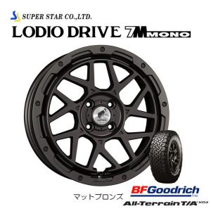 スーパースター ロディオドライブ 7M MONO A200系 ライズ ロッキー 6.0J-16 +42 4H100 マットブロンズ & BFGoodrich All-Terrain T/A KO2 215/65R16｜bigrun-ichige-store