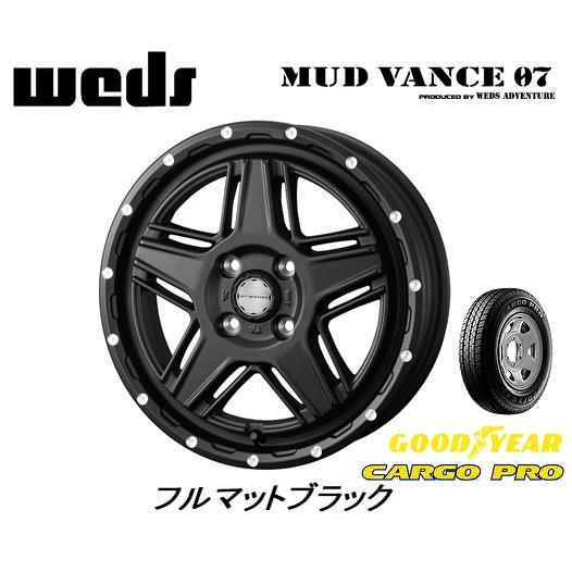 WEDS MUDVANCE 07 ウェッズ マッドヴァンス ゼロセブン 軽トラック 4.0J-12 ...