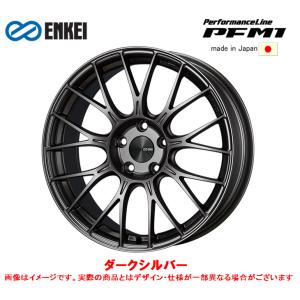 ENKEI Performance Line エンケイパフォーマンス ライン PFM1 6.0J-15 +38 5H100 ダークシルバー お得な４本セット 送料無料｜bigrun-ichige-store