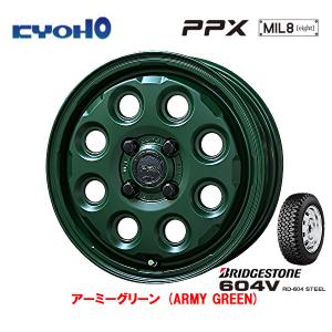 共豊 KYOHO PPX MIL8 Limited Edition 軽トラック 3.5J-12 +45 4H100