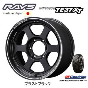 RAYS VOLK Racing レイズ ボルクレーシング TE37 XT 8.0J-17 +20/±0 6H139.7 ブラストブラック BC & BFGoodrich All-Terrain T/A KO2 265/70R17｜bigrun-ichige-store