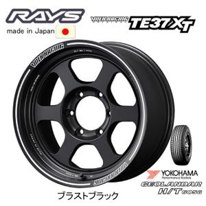 RAYS VOLK Racing レイズ ボルクレーシング TE37 XT 8.0J-16 ±0 6H139.7 ブラストブラック BC & ヨコハマ ジオランダー H/T G056 275/70R16｜bigrun-ichige-store