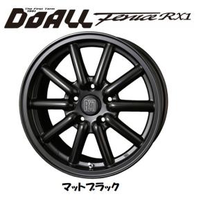 DOALL Fenice RX1 ドゥオール フェニーチェ アールエックス ワン デリカD5 7.0J-16 +35 5H114.3 マットブラック お得な４本SET 送料無料｜bigrun-ichige-store