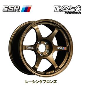 SSR SSR TYPE-C FORGED 9.0J-17 +38 5H100 スプリントブラック 鍛造 4